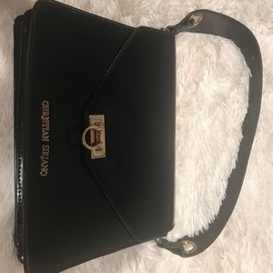 Vegan small black purse
